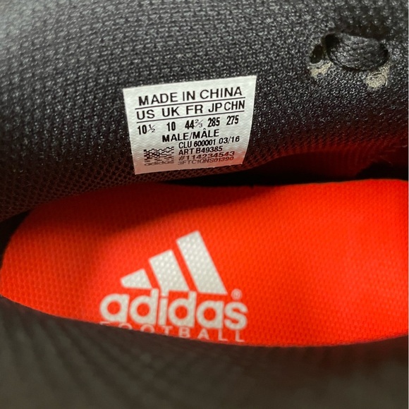 ADIDAS Freak X High MD Snakeskin Black Gray Print  Football Cleats Size 10 1/2 - Picture 5 of 6